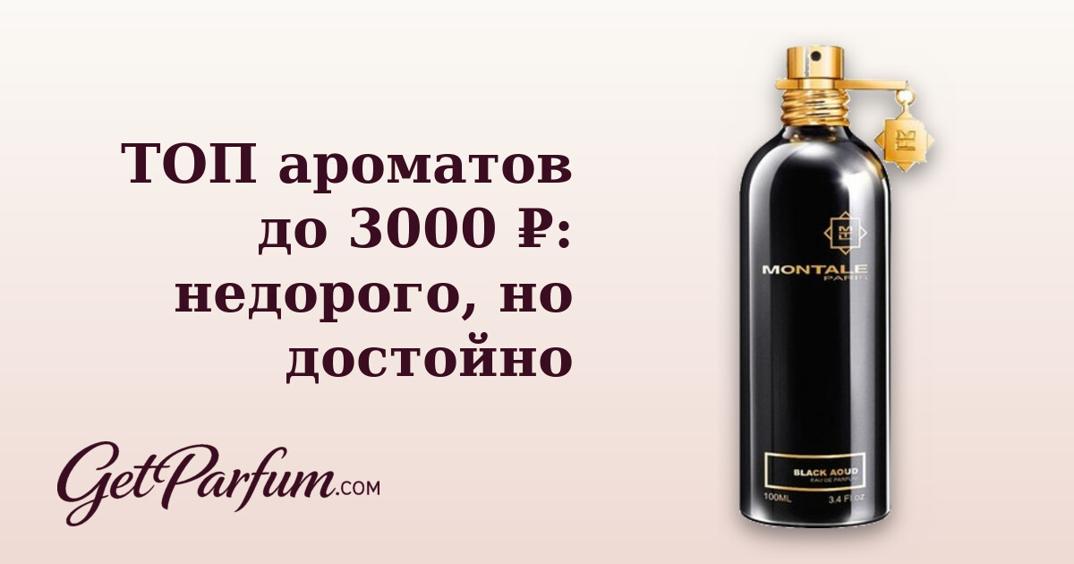 ТОП ароматов до 3000 ₽: недорого, но достойно