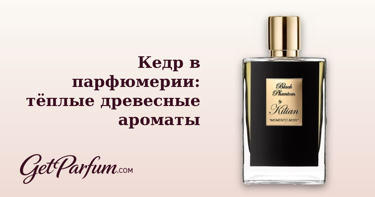 Кедр в парфюмерии: тёплые древесные ароматы