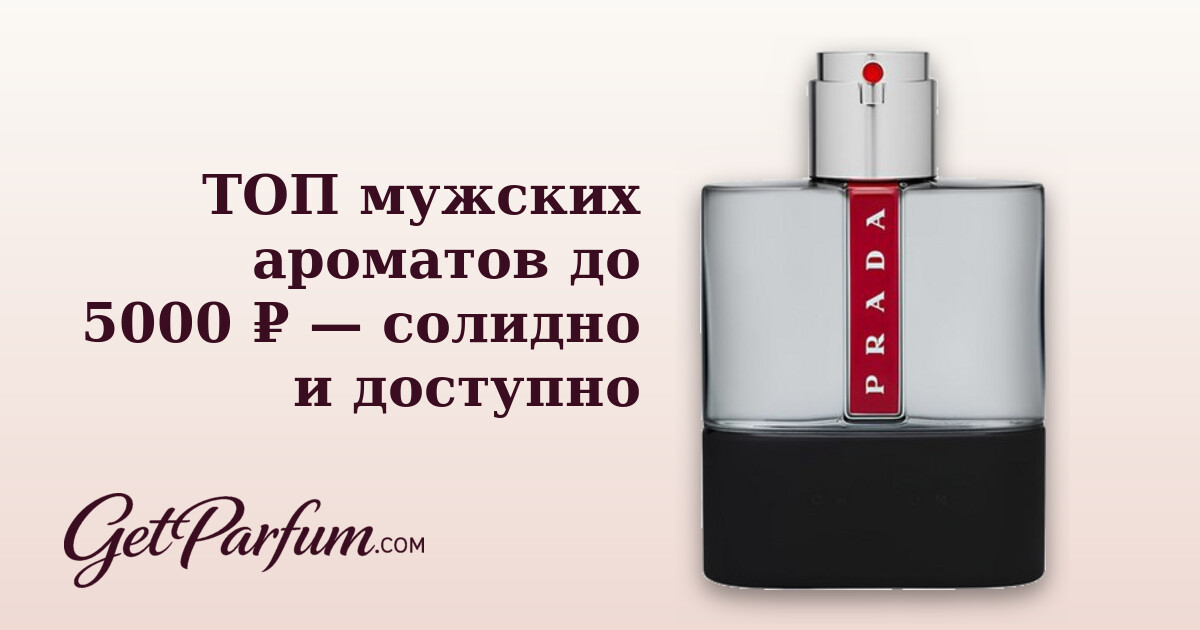 ТОП мужских ароматов до 5000 ₽ — солидно и доступно